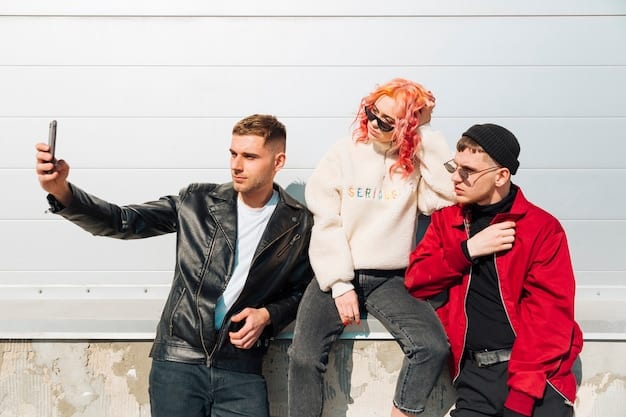 A street-style photograph capturing three individuals with distinct urban styles. Each person is wearing a unique signature accessory: a brightly colored beanie, oversized sunglasses, and a statement belt. The image highlights the diversity of urban fashion and the impact of accessories.